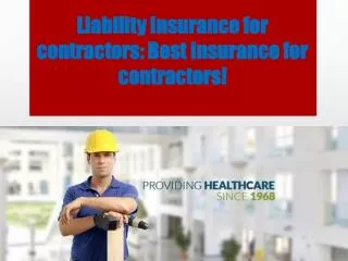 Liability Insurance for contractors: Best insurance for cont