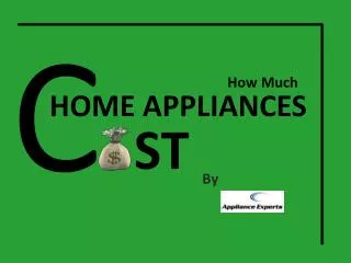 How Much Does Home Appliance Cost