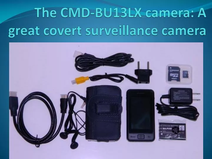 the cmd bu13lx camera a great covert surveillance camera