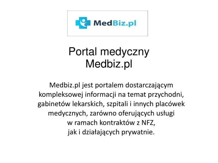 portal medyczny medbiz pl