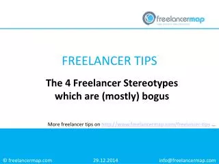 The 4 Freelancer Stereotypes which are (mostly) bogus