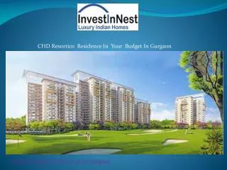 CHD Resortico residence At Best Rates in Gurgaon