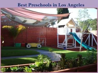 Best Los Angeles Preschools in California