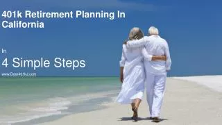 401k Retirement Planning In 4 Simple Steps