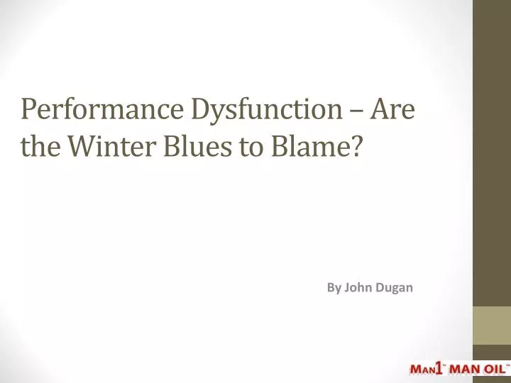 performance dysfunction are the winter blues to blame