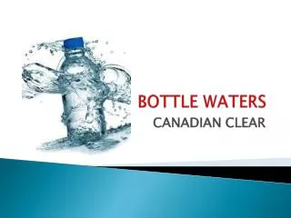 Best Bottle Water Manufacturer and Suppliers