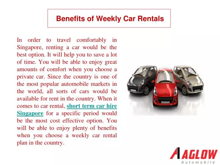 benefits of weekly car rentals