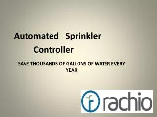 Automated Sprinkler Controller