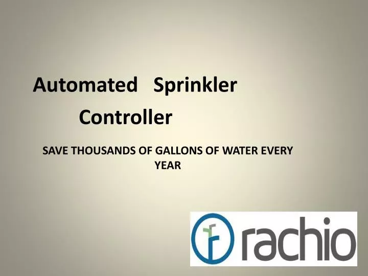 save thousands of gallons of water every year