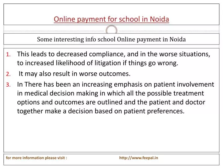 online payment for school in noida