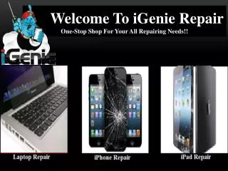 iGenie Repair one Stop Shop For Your All Repairing Needs
