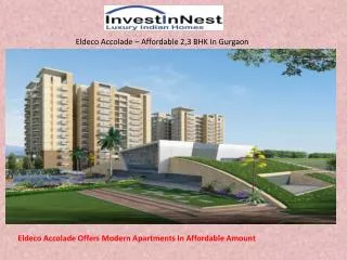 Find Modern 2,3 BHK In Gurgaon - InvestInNest