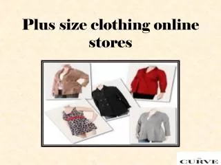 Plus Size Clothing Online Stores