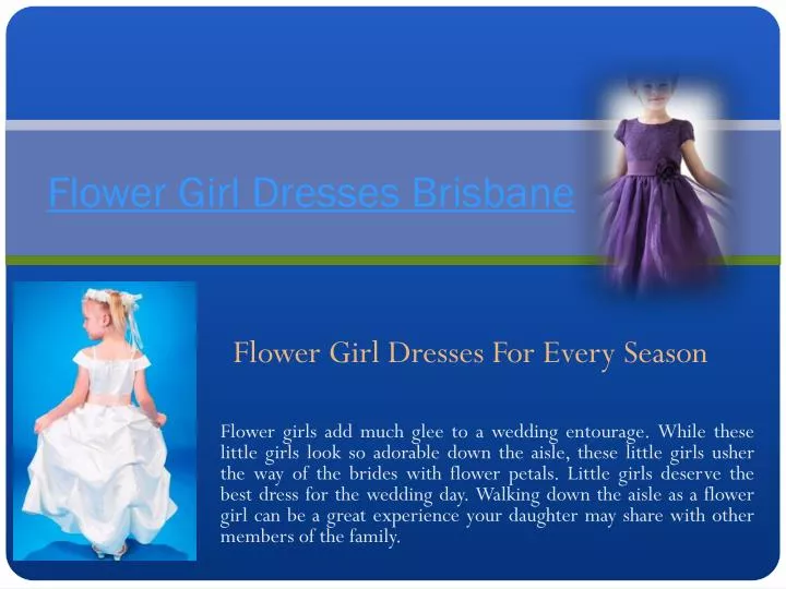 flower girl dresses brisbane