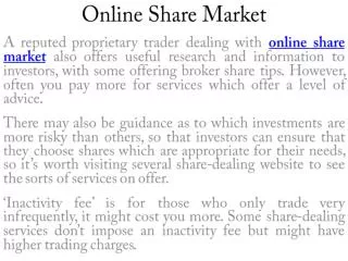 Proprietary Trading Firms