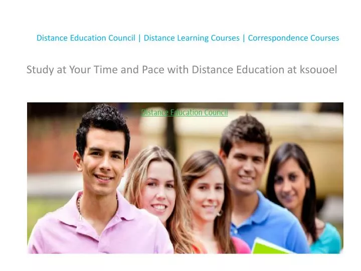 distance education council distance learning courses correspondence courses