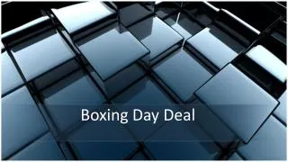 boxing day deals