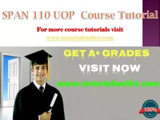 SPAN 110 Course Tutorial / tutorialoutlet