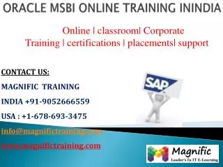 oracle msbi online training classes in hyderabad