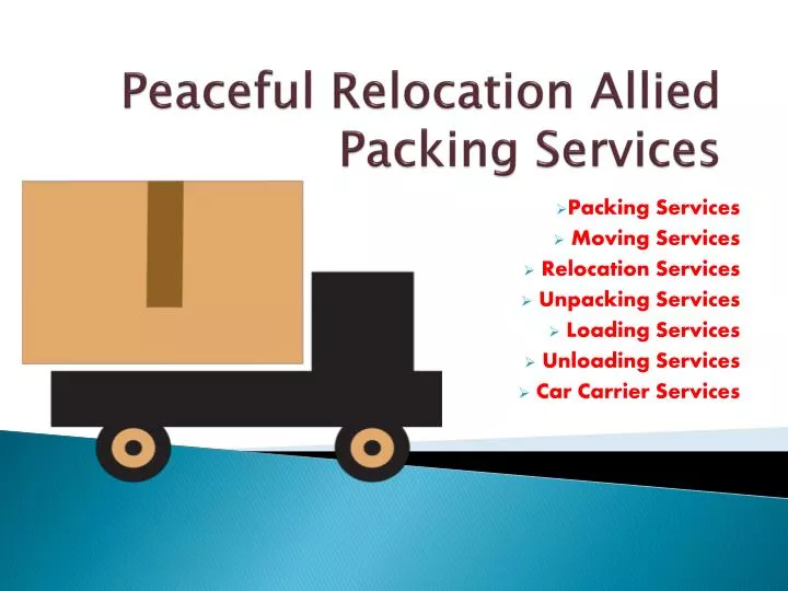 peaceful relocation allied packing services