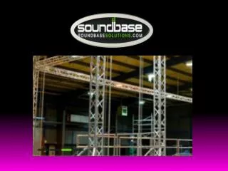 Sound Equipment and Stage Hire Manchester