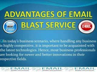 Advantages Of Email Blast Service