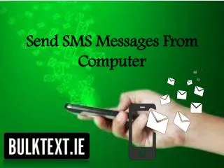 Send text message from computer