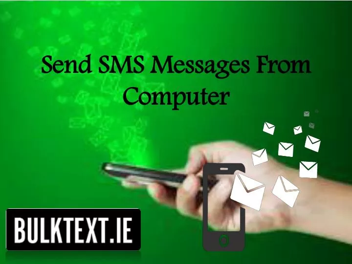 send sms messages from computer