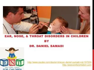 Dr Daniel Samadi - Pediatric ENT