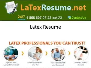 Latex Resume