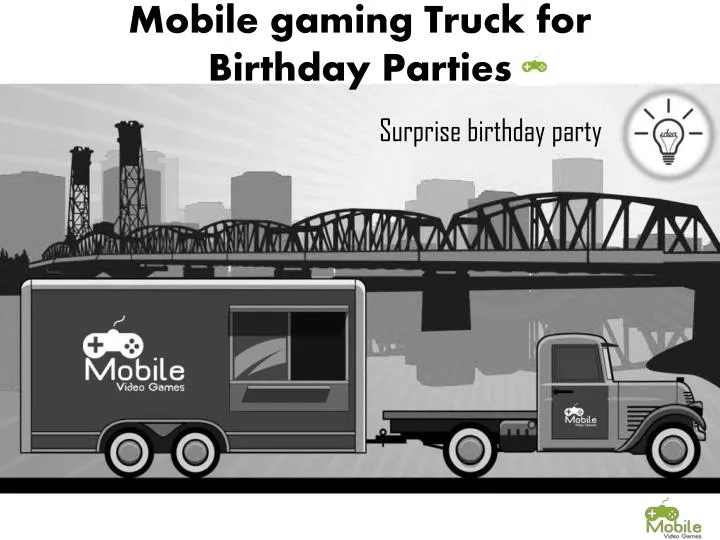 mobile gaming truck for birthday parties