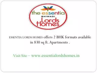 The Essentia Lords Homes – Alwar Bypass Road Bhiwadi