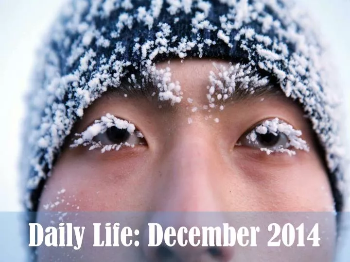 daily life december 2014