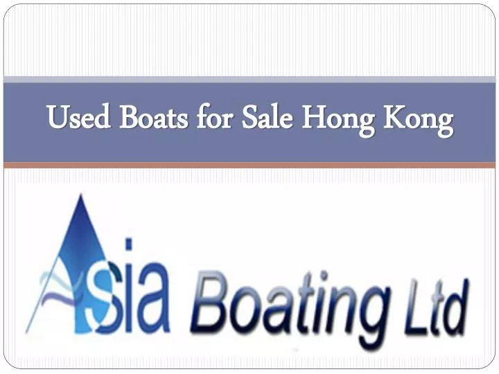 used boats for sale hong kong