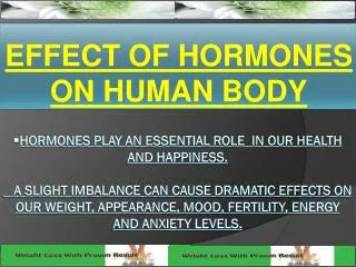 Effect Of Hormones On Human Body