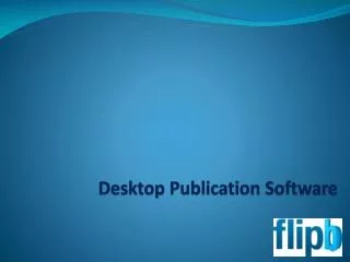 Online Desktop Publishing Software for Manuals