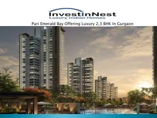 Top Class Residential Apartments AT Puri Emerald Bay