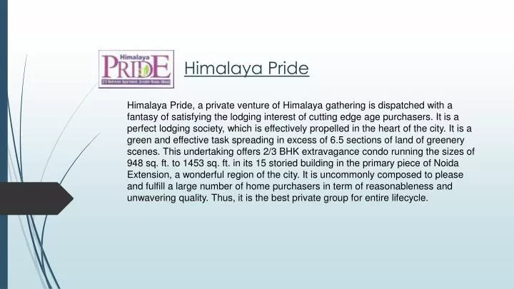 himalaya pride