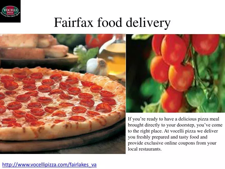 fairfax food delivery