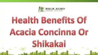 Health Benefits Of Acacia Concinna Or Shikakai