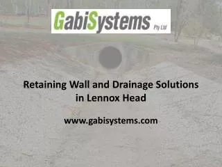 Retaining Wall and Drainage Solutions in Lennox Head