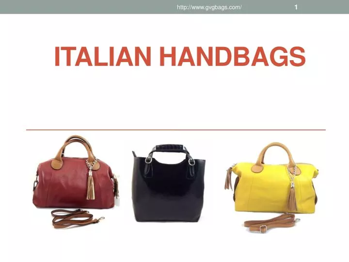 italian handbags