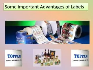Some important Advantages of Labels
