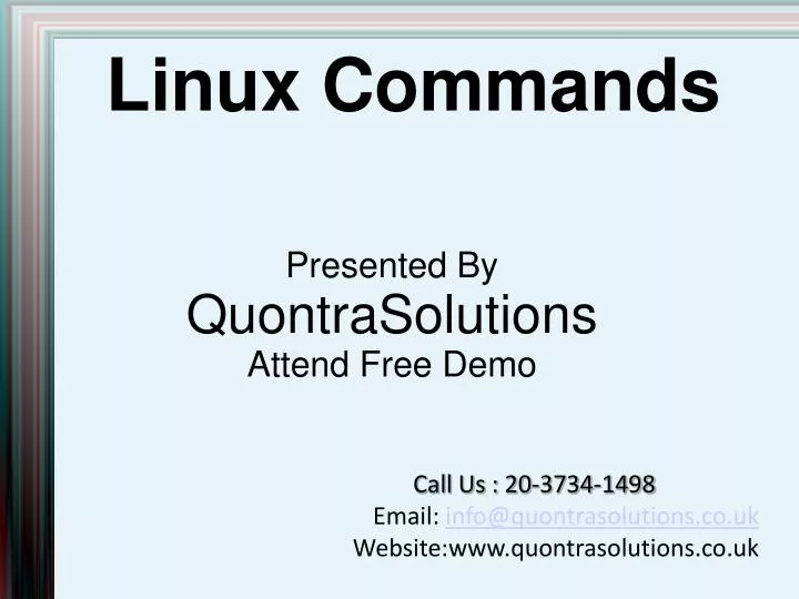 presented by quontrasolutions attend free demo