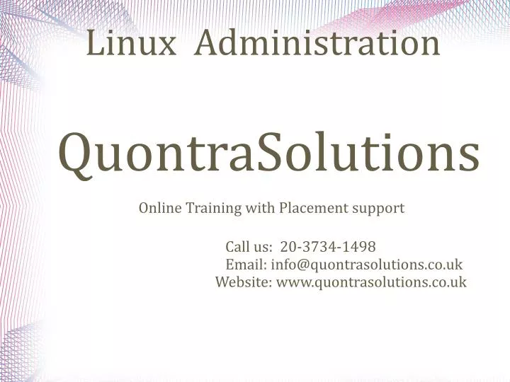 linux administration