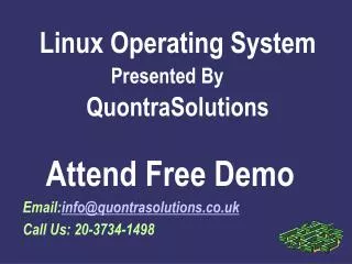 Linux OperatingSystem Online Training By QuontraSolutions