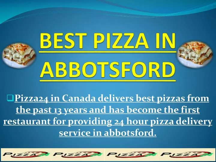 best pizza in abbotsford
