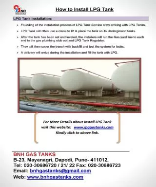 How to Install LPG Tank