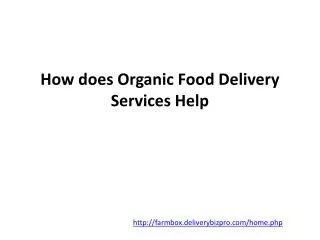 Los Angeles Organic Produce Delivery