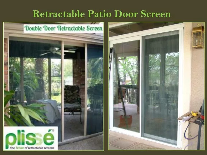 retractable patio door screen